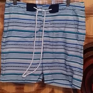{$10 BUNDLED} PENDLETON Blue White Grey Flat Board Swim Trunk  Shortd